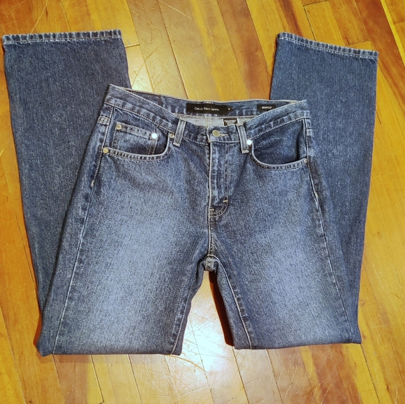 Calvin Klein Jeans Bootcut 100% Cotton Denim Jeans - Picture 2 of 14